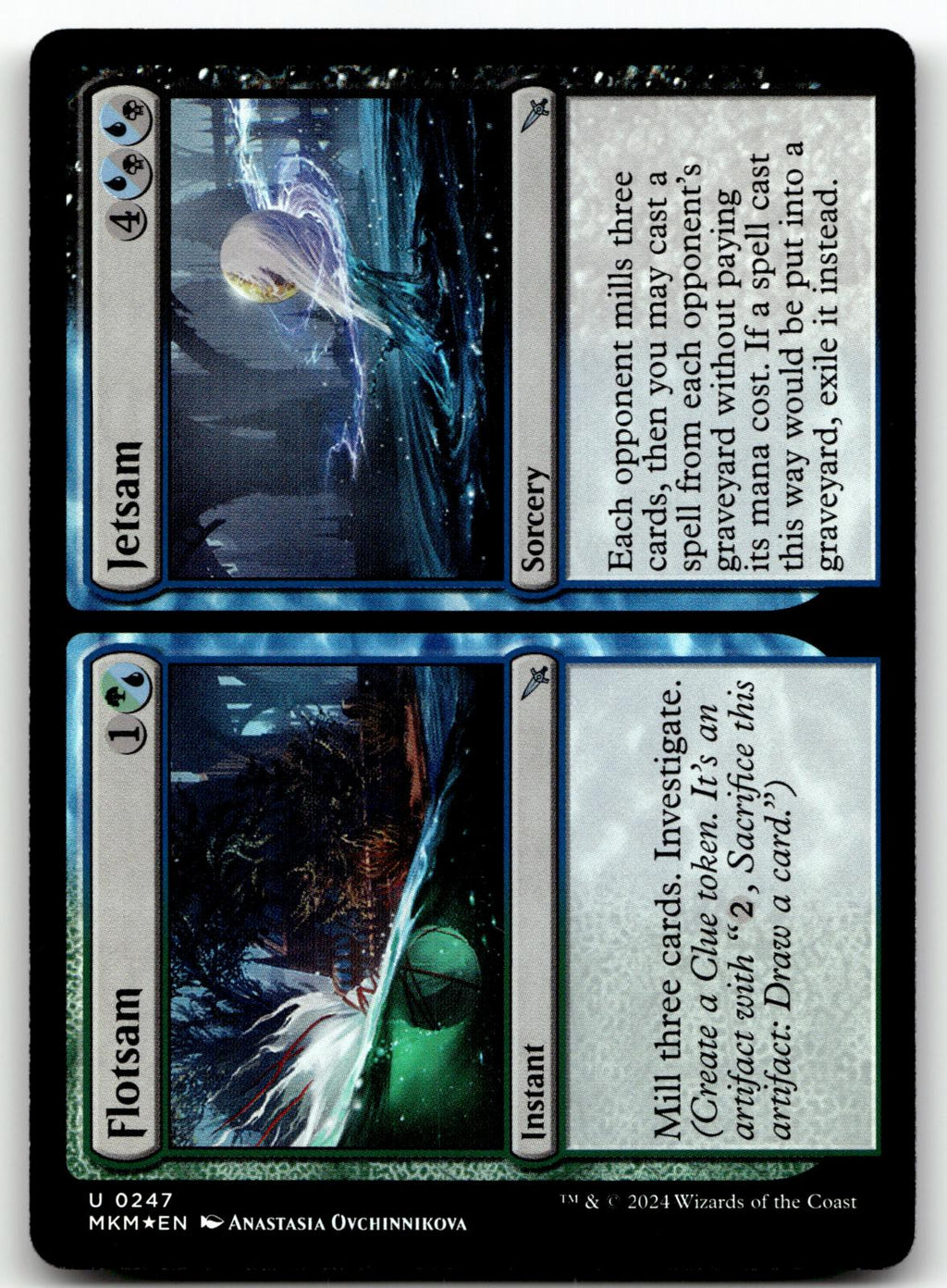 Flotsam // Jetsam 247 Murders at Karlov Manor Magic: The Gathering Foil NM