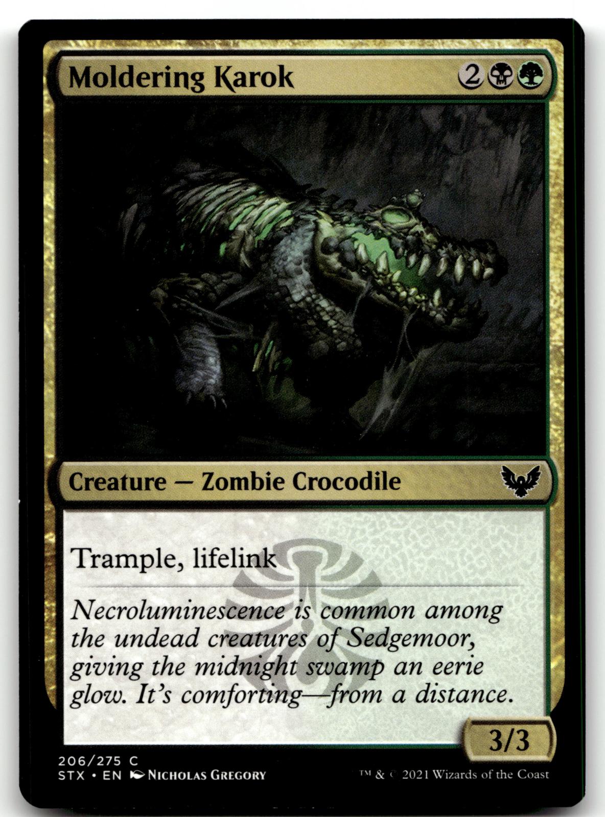 Moldering Karok 206 Common Strixhaven: School of Mages Magic: The Gathering NM