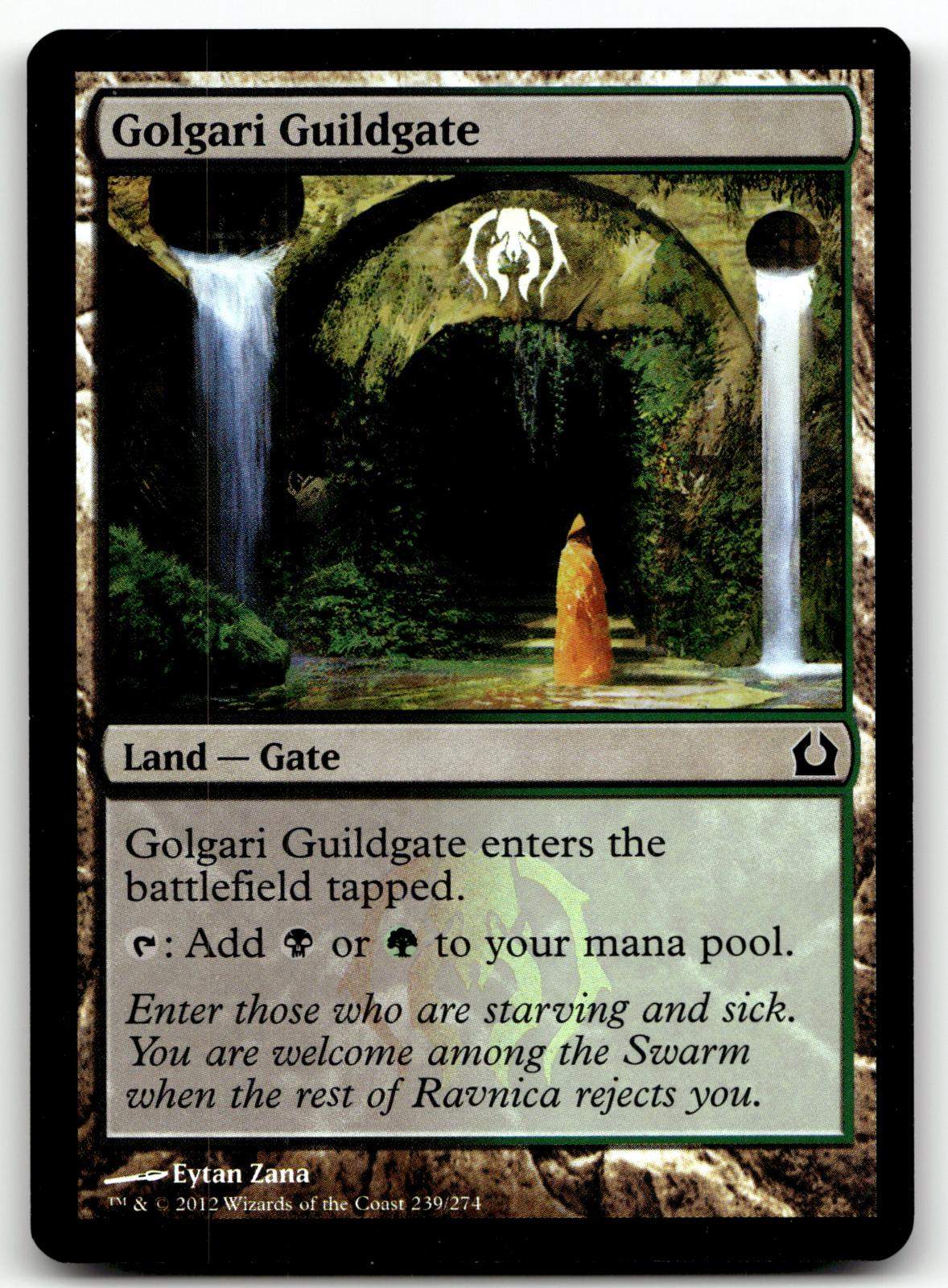 Golgari Guildgate 239 Common Return to Ravnica Magic: The Gathering Foil NM