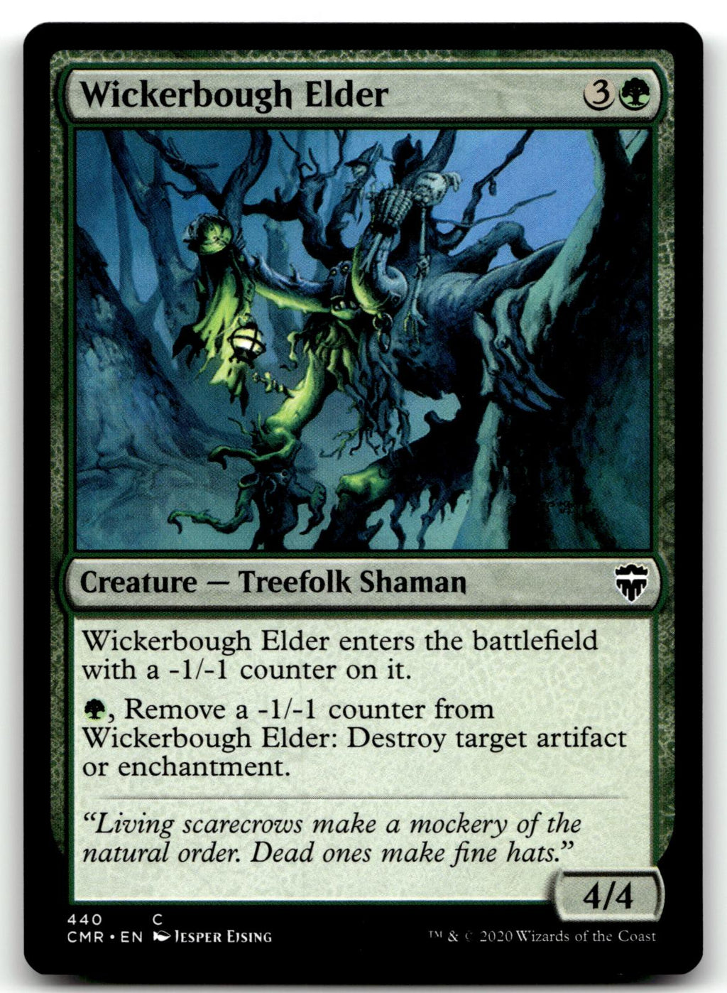 Wickerbough Elder 440 Common Commander Legends Magic: The Gathering Near Mint