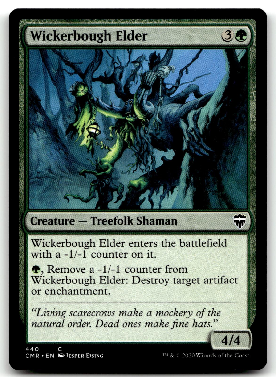 Wickerbough Elder 440 Common Commander Legends Magic: The Gathering Near Mint