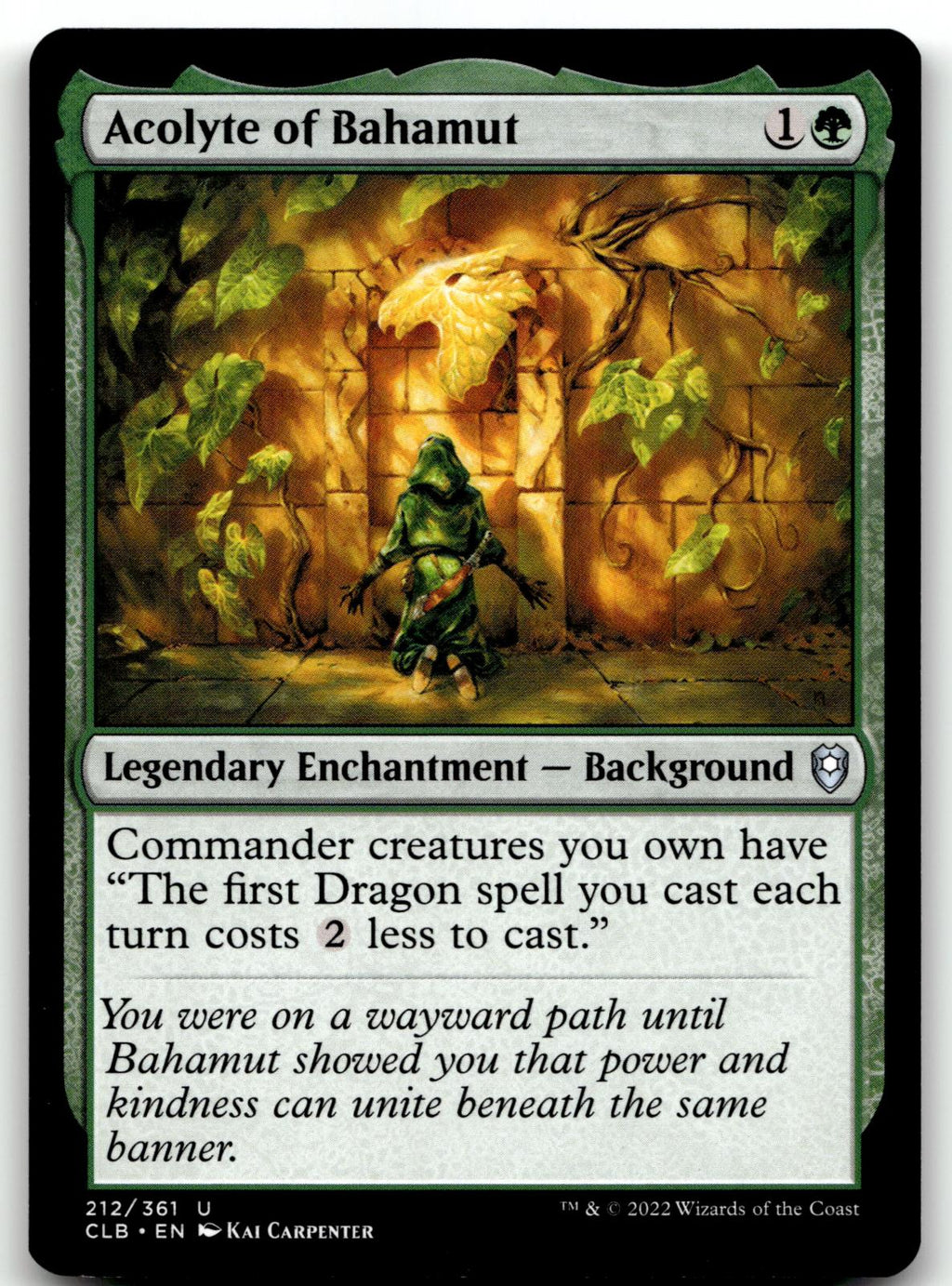 Acolyte of Bahamut 212 Commander Legends: Battle for Baldur's Gate 