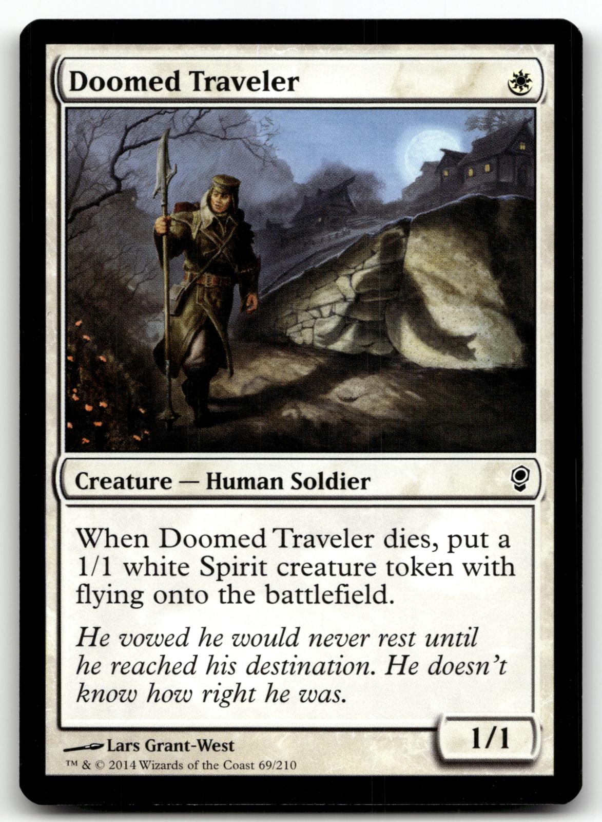 Doomed Traveler 11 Common Innistrad Magic: The Gathering Near Mint