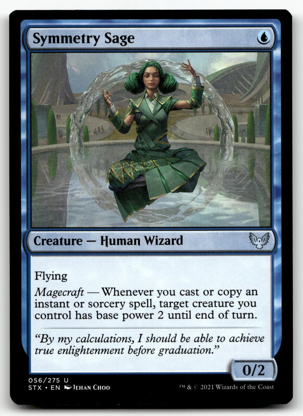 Symmetry Sage 56 Uncommon Strixhaven: School of Mages Magic: The Gathering NM
