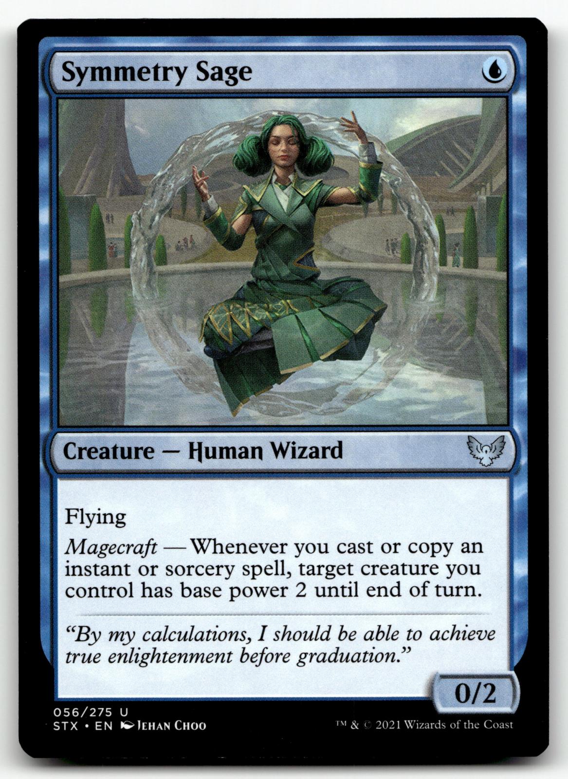 Symmetry Sage 56 Uncommon Strixhaven: School of Mages Magic: The Gathering NM