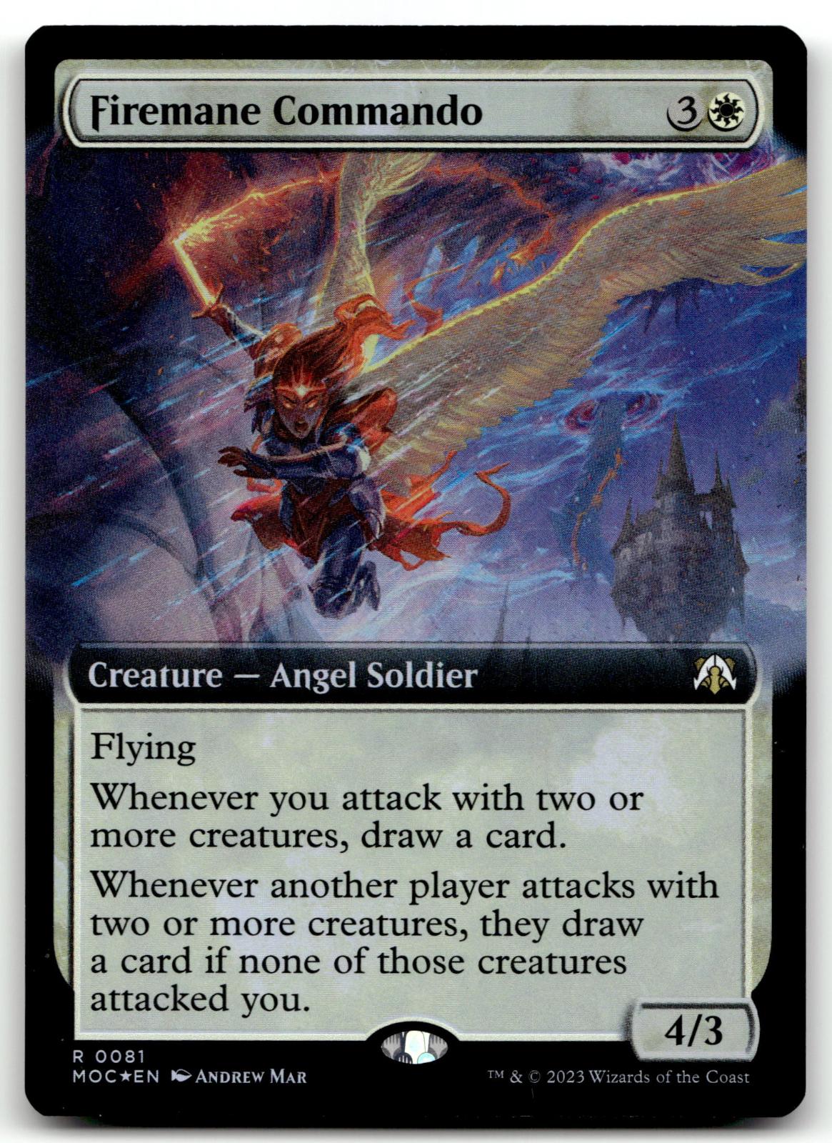 Firemane Commando (Extended Art) 81 Commander: March of the Machine 