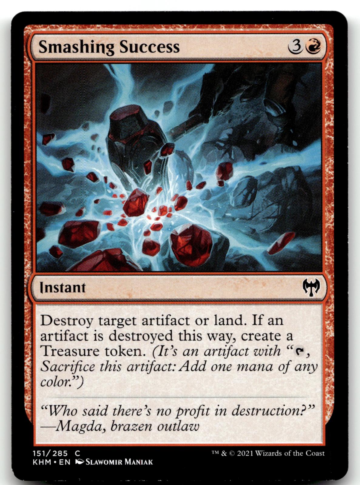 Smashing Success 151 Common Kaldheim Magic: The Gathering Near Mint