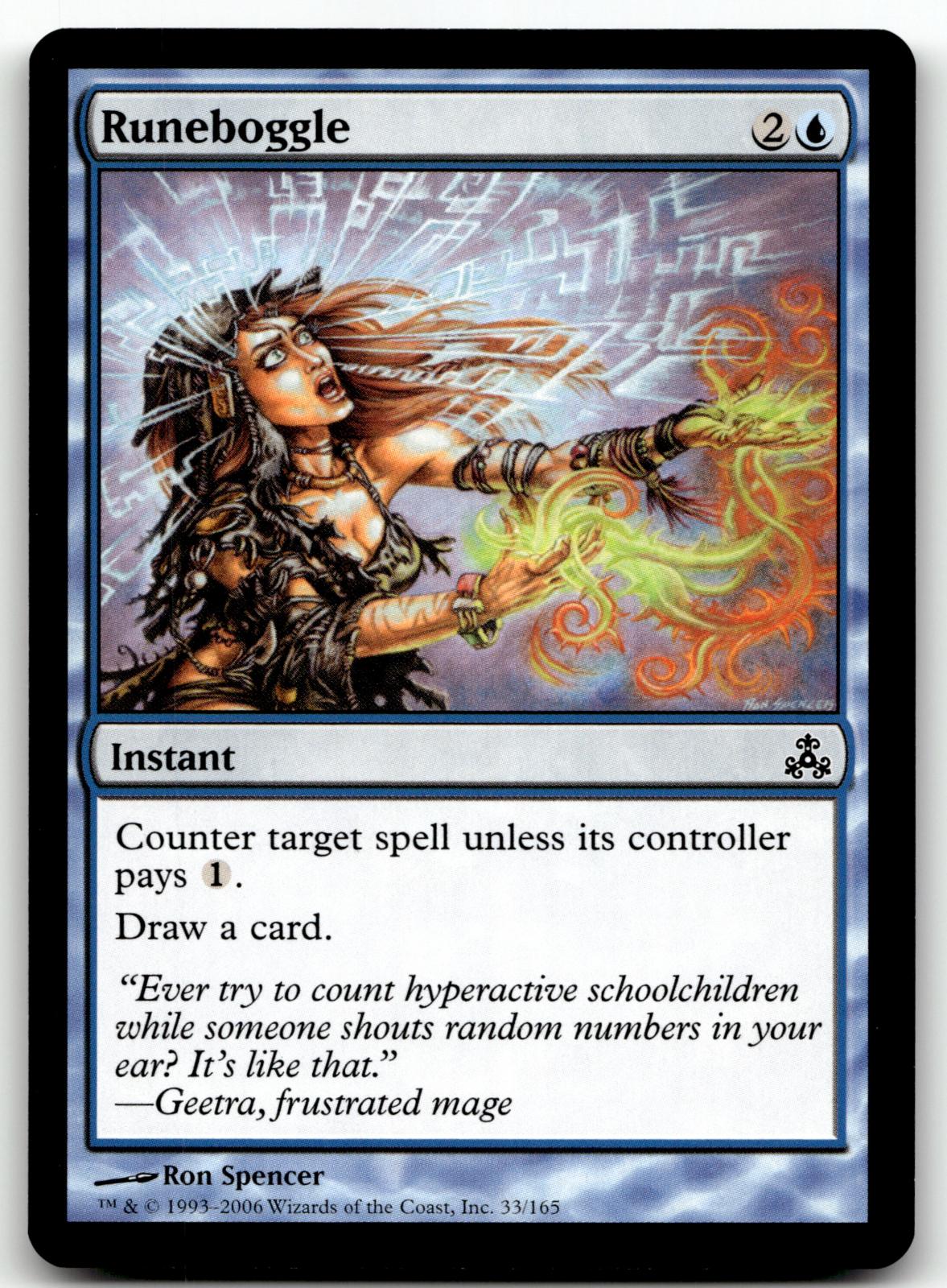 Runeboggle 33 Common Guildpact Magic: The Gathering Near Mint
