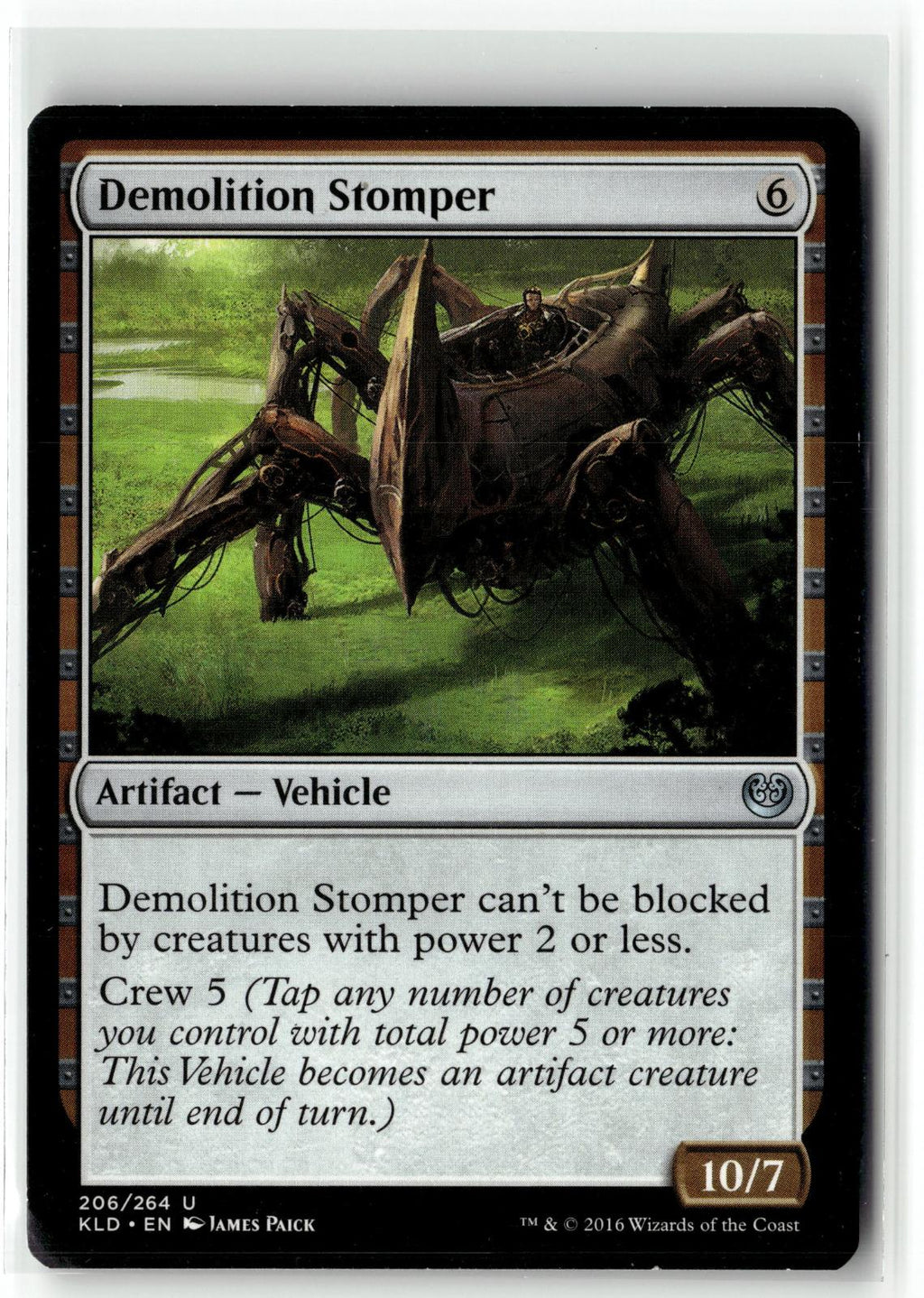 Demolition Stomper 206 Uncommon Kaladesh Magic: The Gathering Near Mint