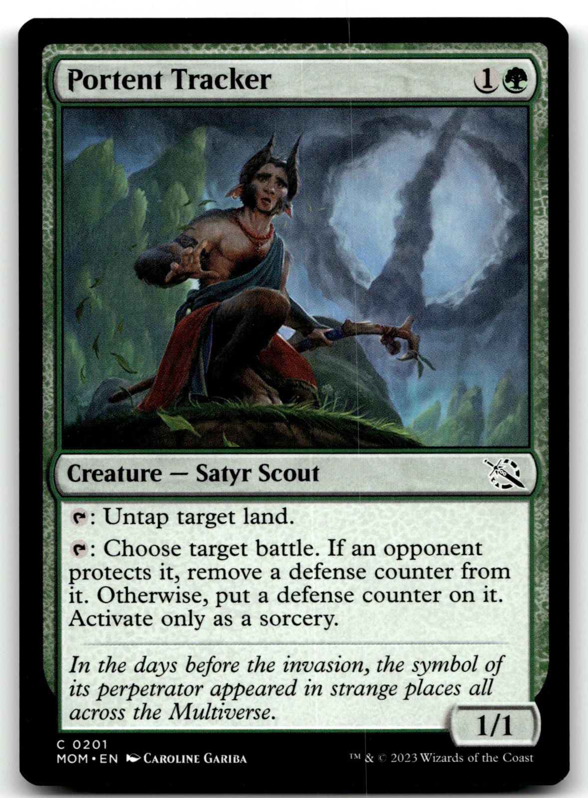 Portent Tracker 201 Common March of the Machine Magic: The Gathering Near Mint
