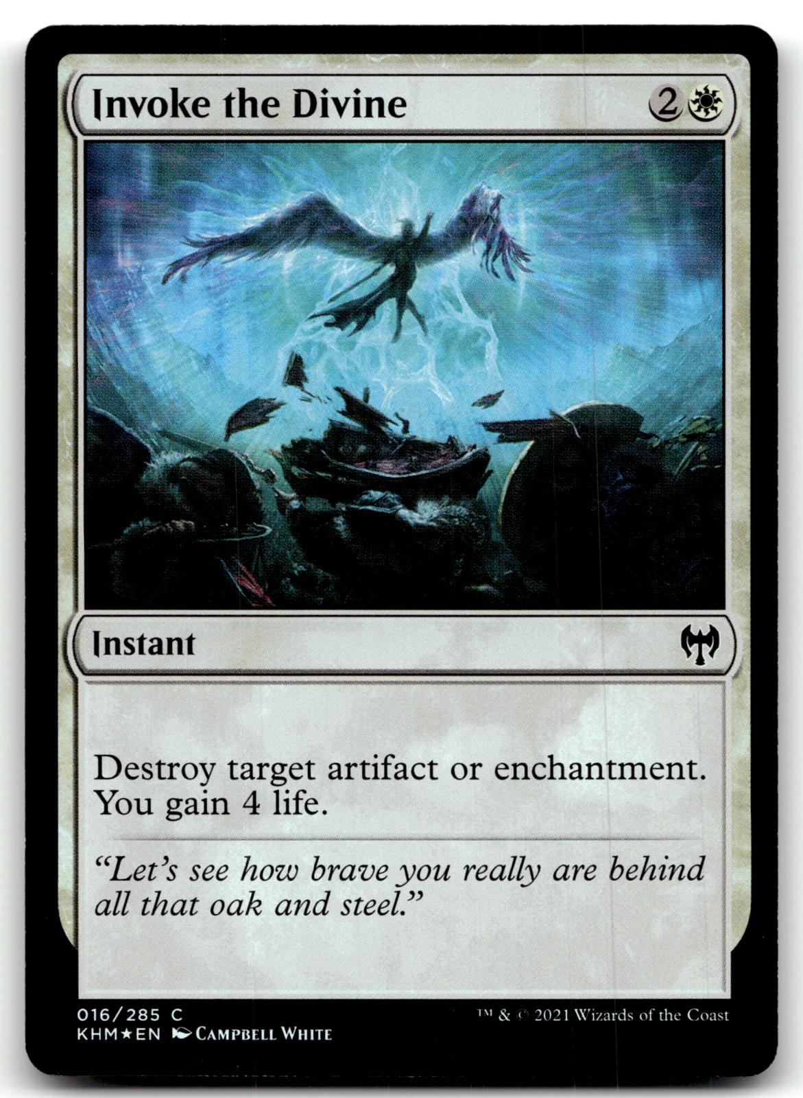 Invoke the Divine 16 Common Kaldheim Magic: The Gathering Foil Near Mint