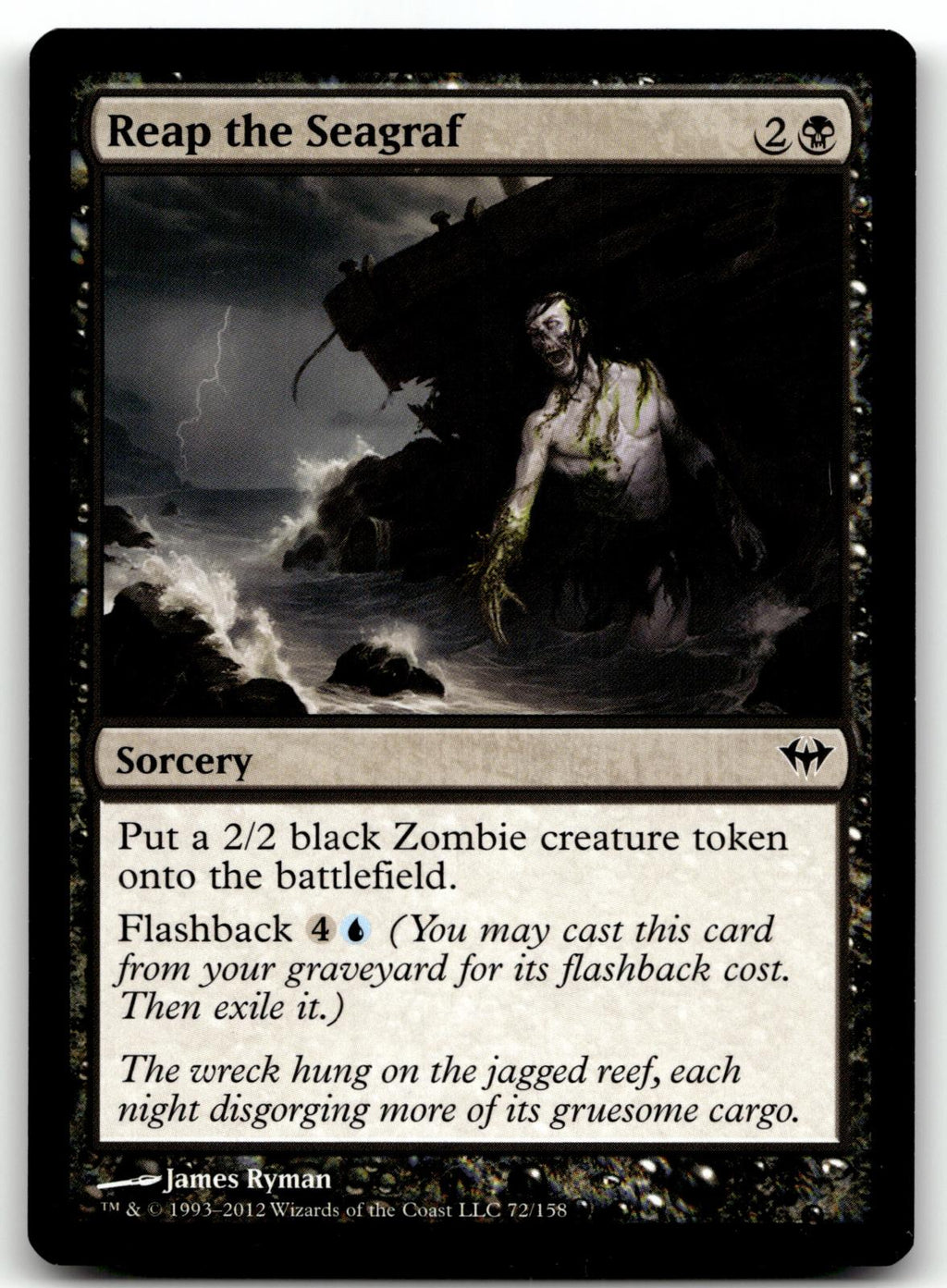 Reap the Seagraf 72 Common Dark Ascension Magic: The Gathering Near Mint