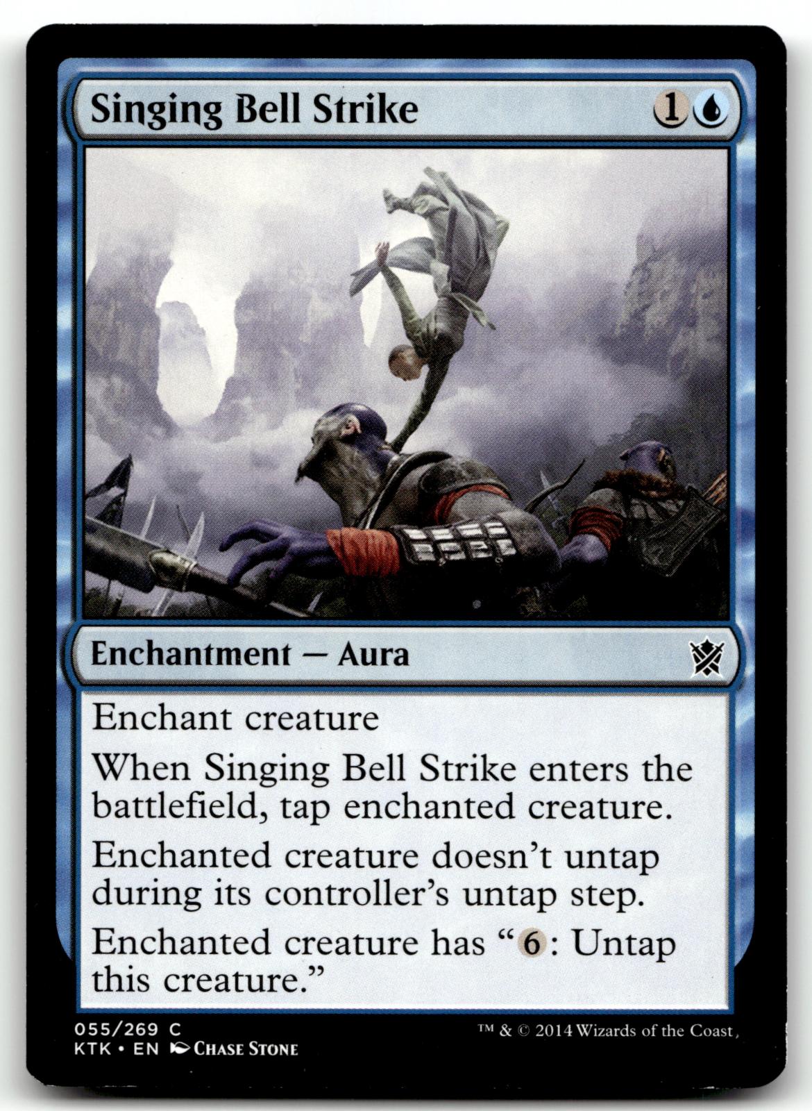 Singing Bell Strike 55 Common Khans of Tarkir Magic: The Gathering Near Mint