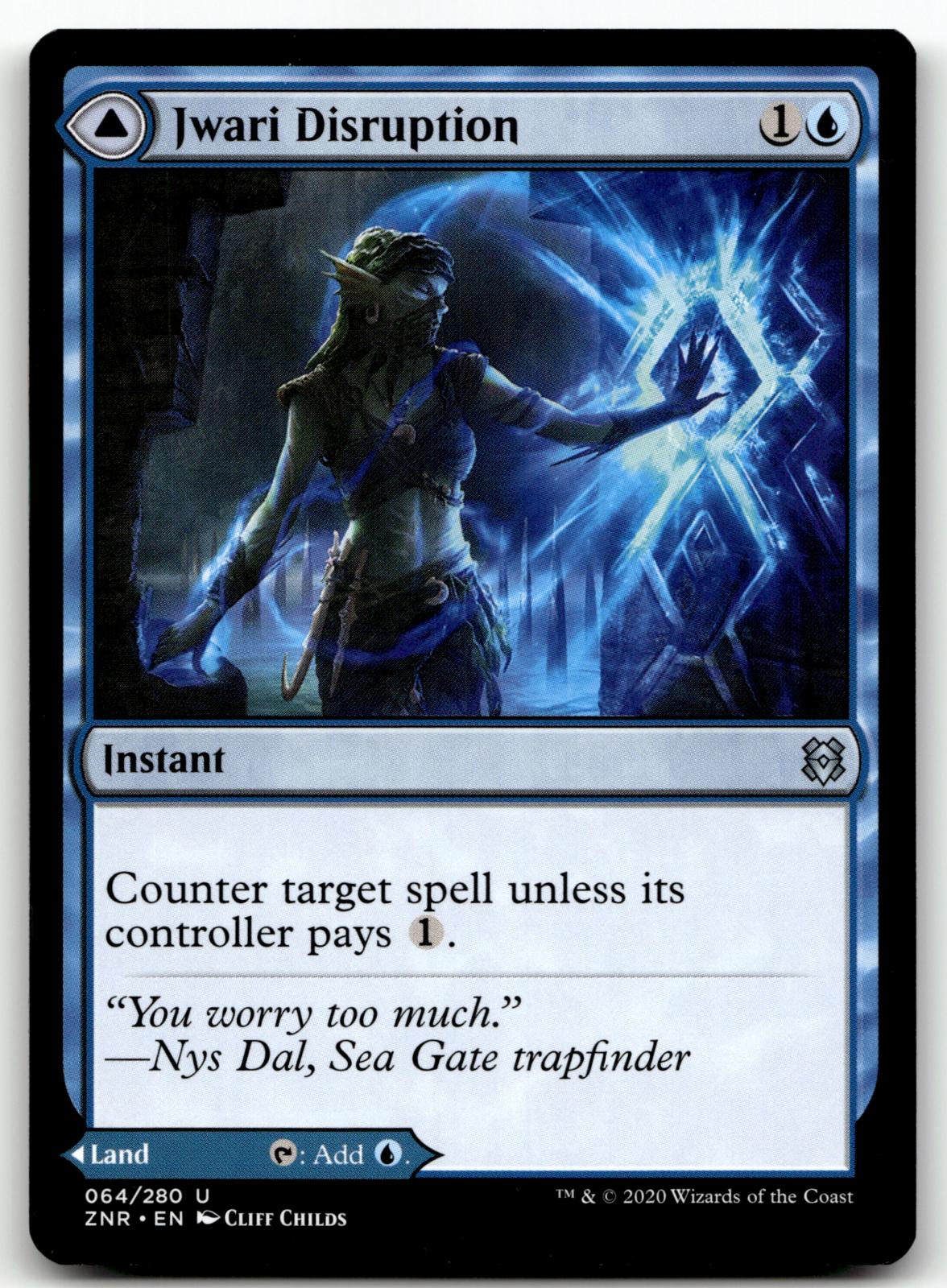 Jwari Disruption 64 Uncommon Zendikar Rising Magic: The Gathering Near Mint