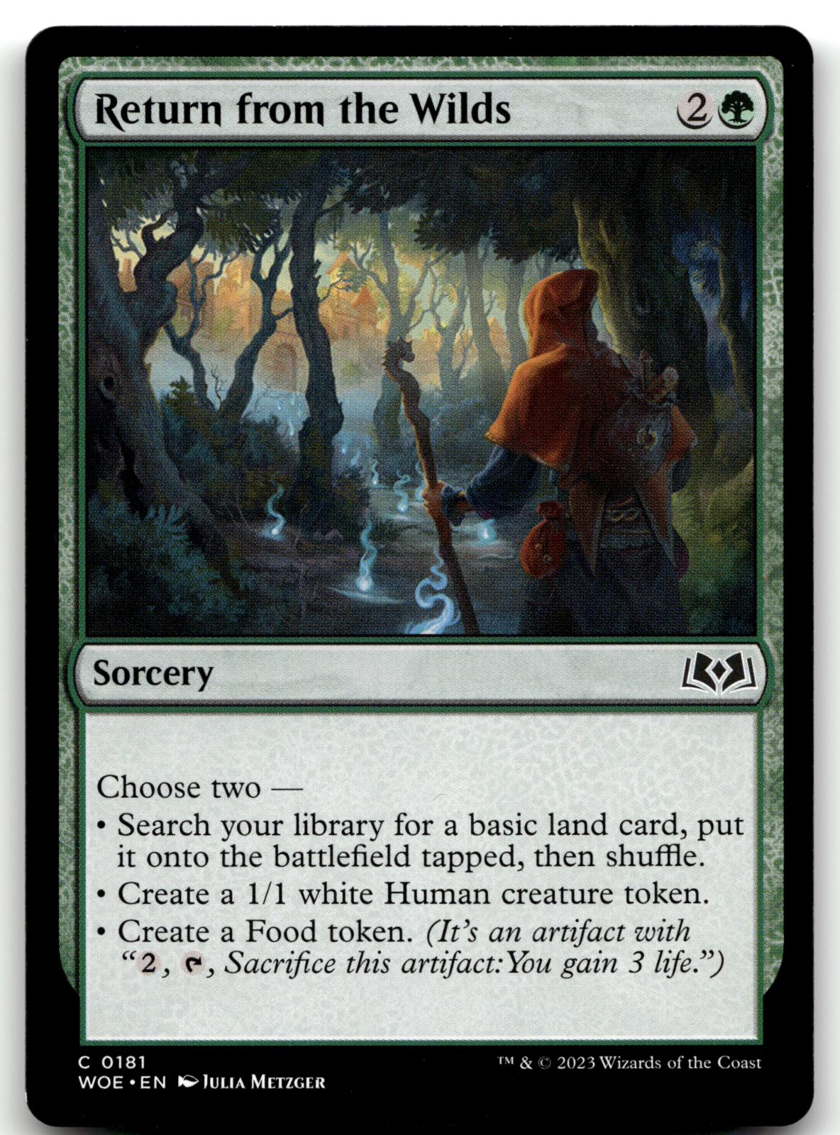 Return from the Wilds 181 Common Wilds of Eldraine Magic: The Gathering NM