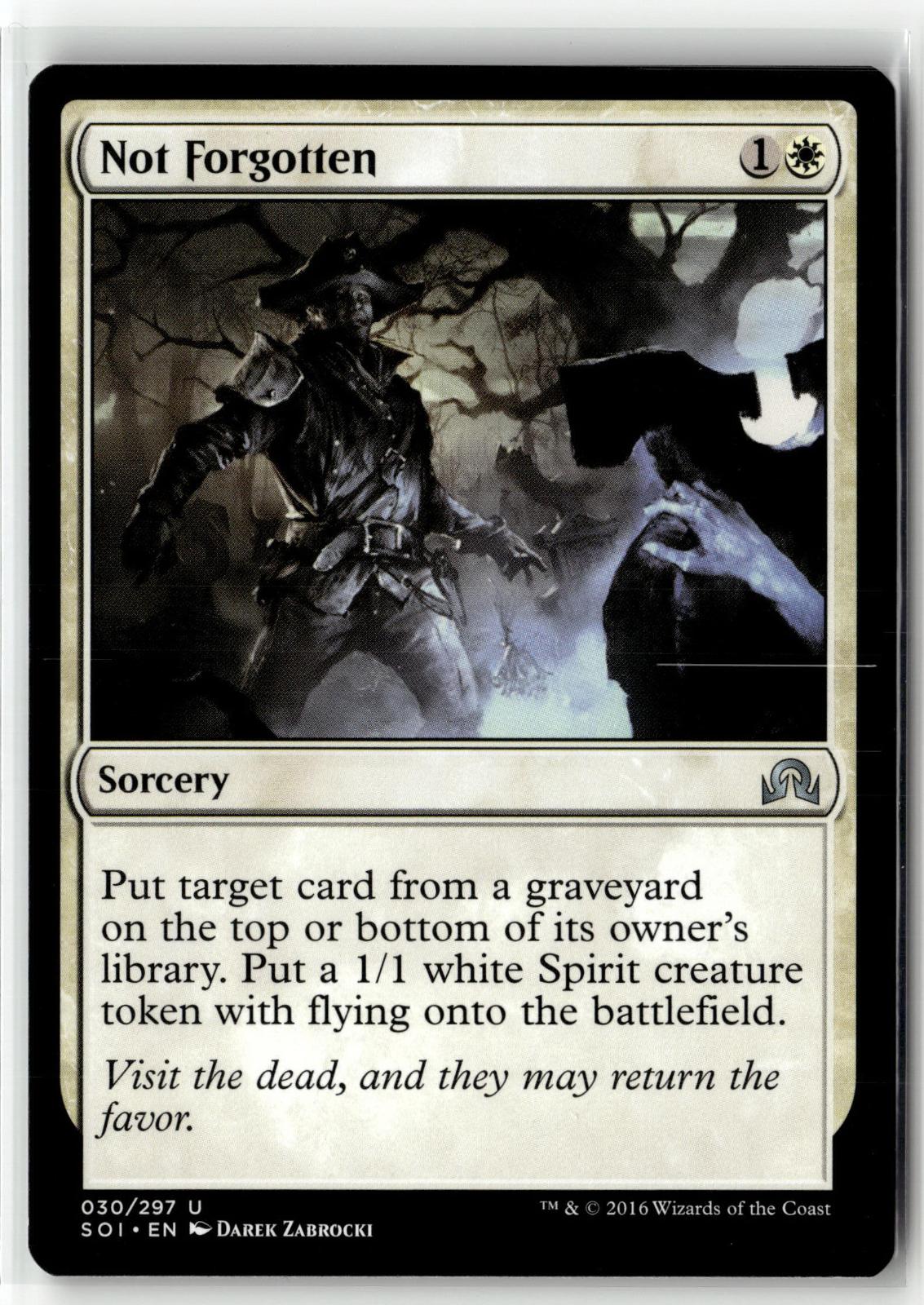 Not Forgotten 30 Uncommon Shadows over Innistrad Magic: The Gathering Near Mint