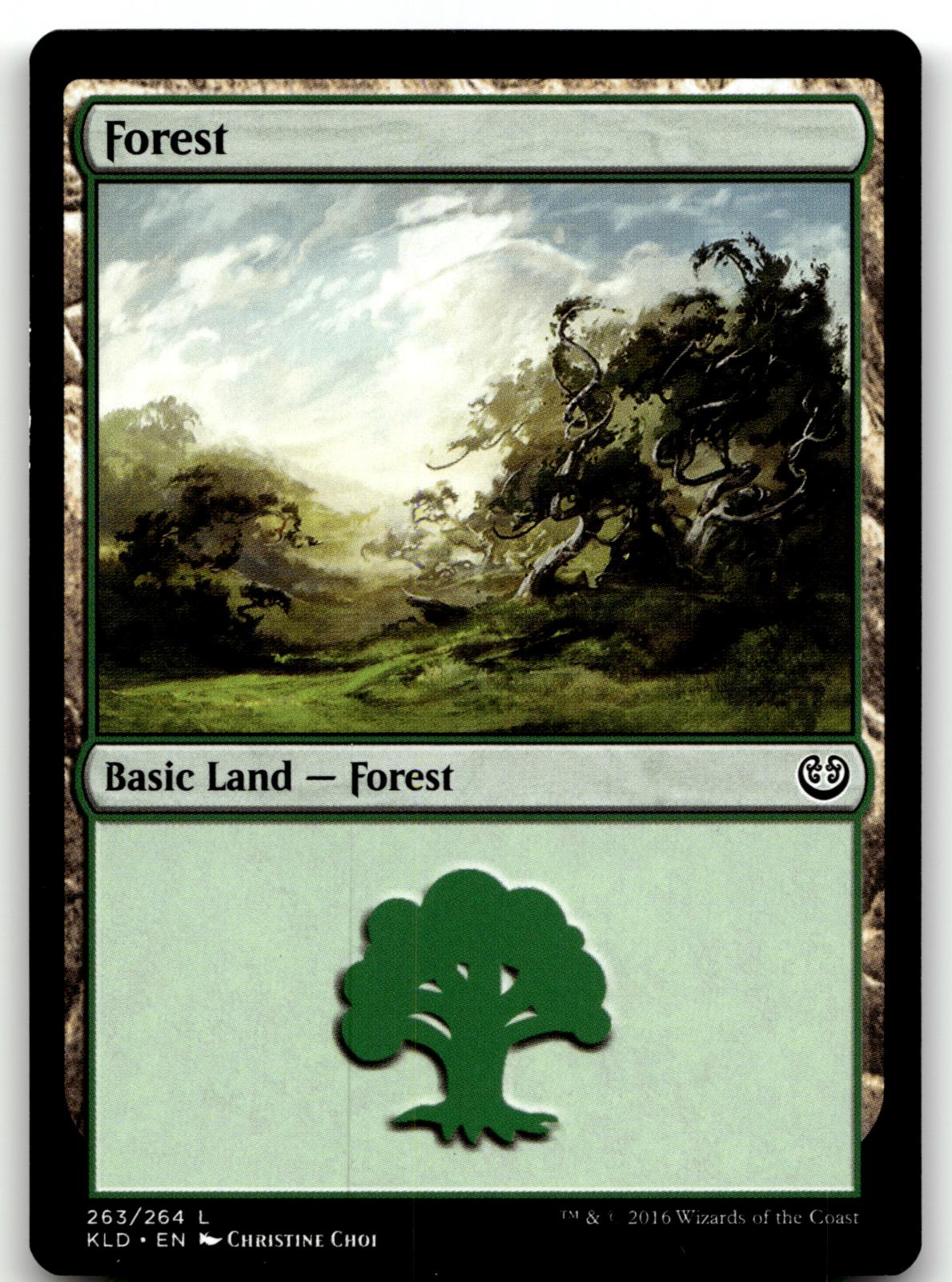 Forest (263) 263 Land Kaladesh Magic: The Gathering Near Mint