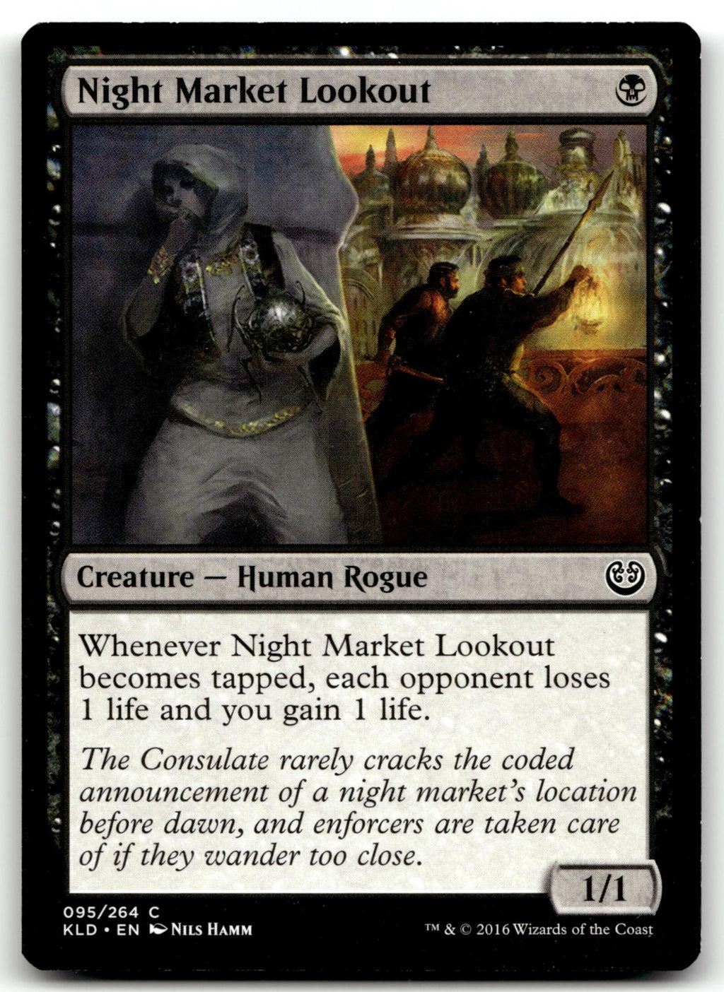 Night Market Lookout 95 Common Kaladesh Magic: The Gathering Near Mint