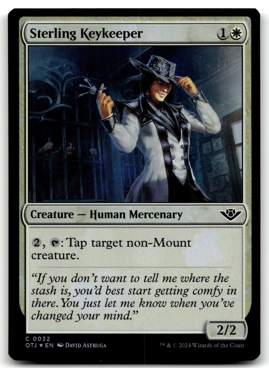 Sterling Keykeeper 32 Outlaws of Thunder Junction Magic: The Gathering Foil NM