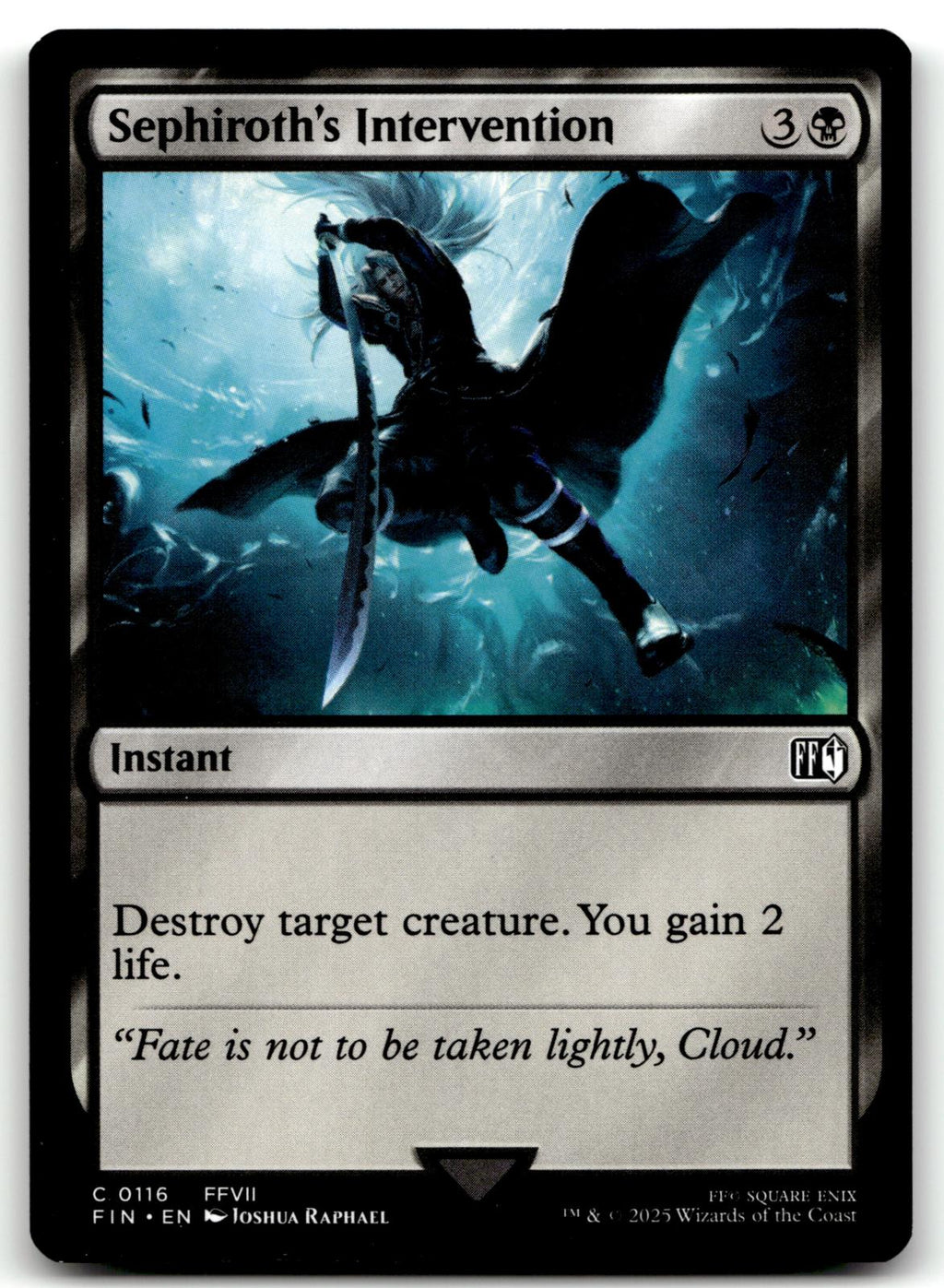 Sephiroth's Intervention 116 Common FINAL FANTASY Magic: The Gathering Near Mint