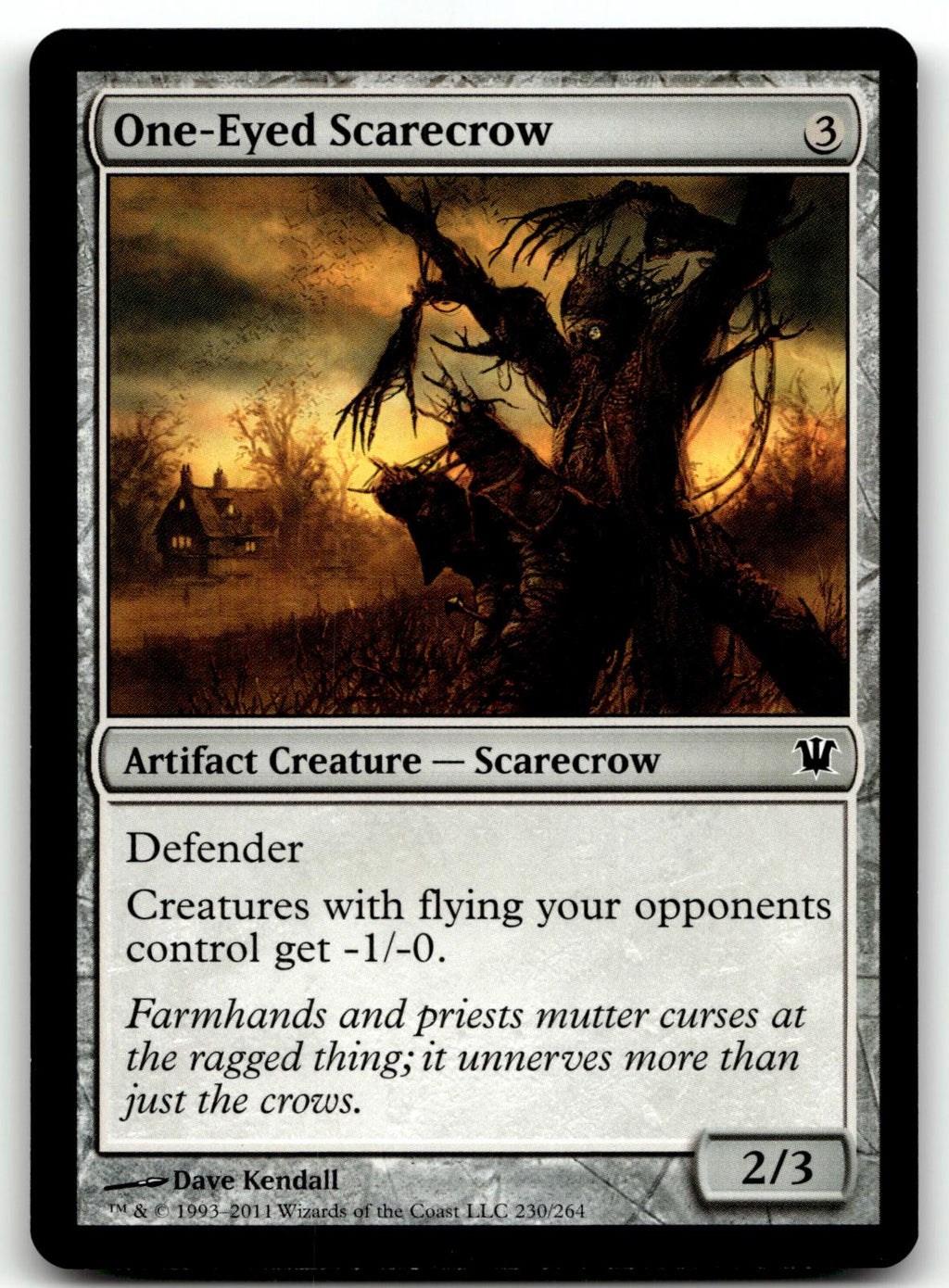 One-Eyed Scarecrow 230 Common Innistrad Magic: The Gathering Near Mint