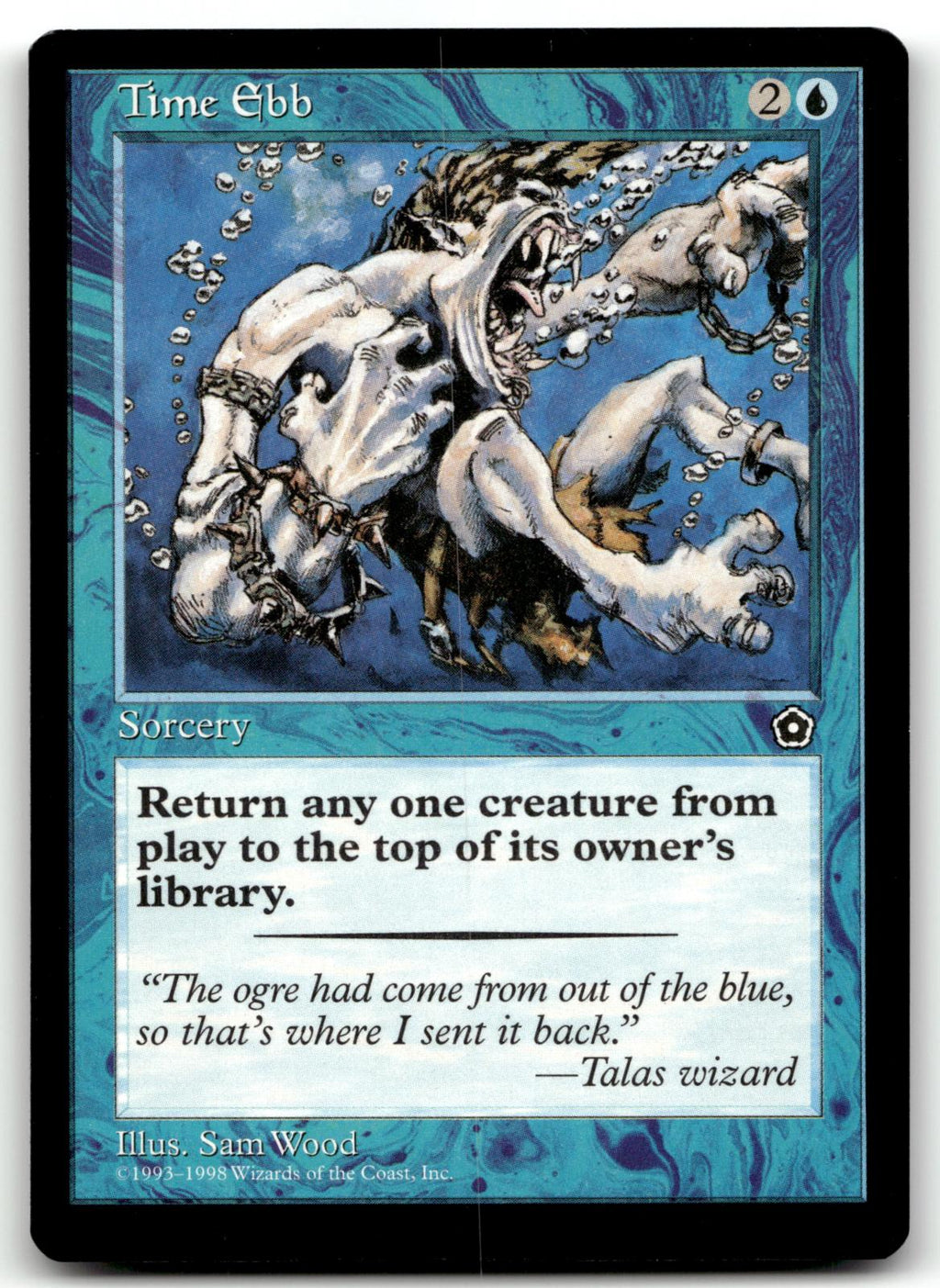 Time Ebb Common Portal Second Age Magic: The Gathering Near Mint