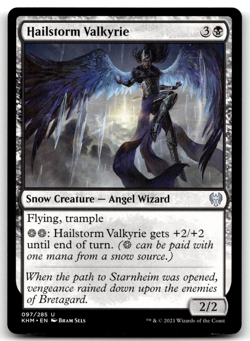 Hailstorm Valkyrie 97 Uncommon Kaldheim Magic: The Gathering Near Mint
