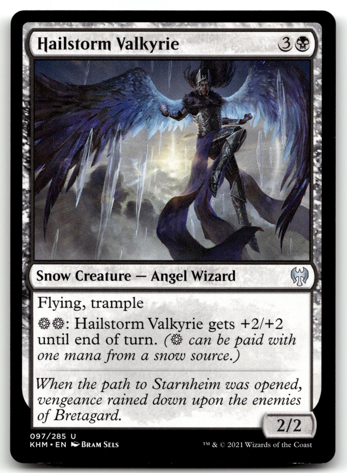 Hailstorm Valkyrie 97 Uncommon Kaldheim Magic: The Gathering Near Mint