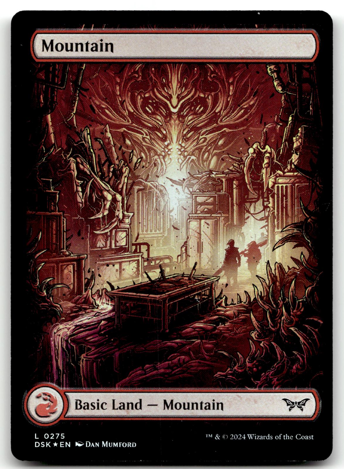 Mountain (0275) - Full Art 275 Duskmourn: House of Horror Magic: The Gathering Foil NM
