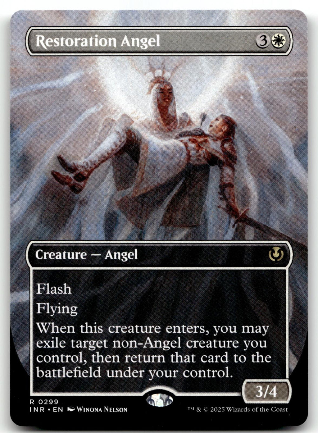 Restoration Angel (Borderless) 299 Innistrad Remastered Magic: The Gathering NM
