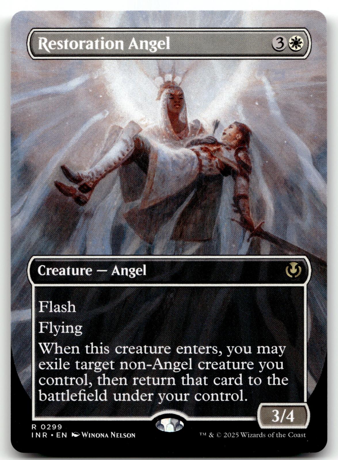 Restoration Angel (Borderless) 299 Innistrad Remastered Magic: The Gathering NM