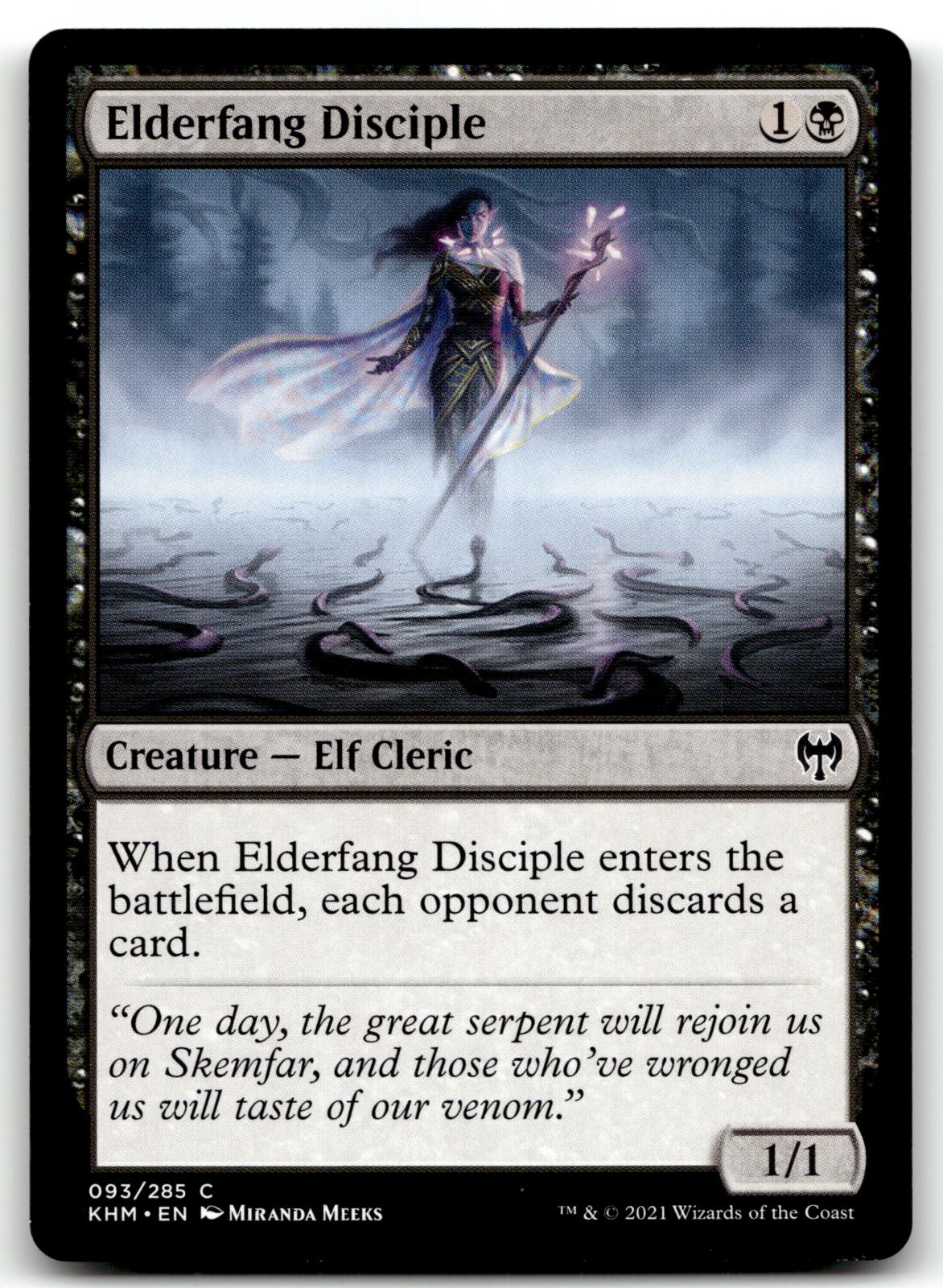 Elderfang Disciple 93 Common Kaldheim Magic: The Gathering Near Mint