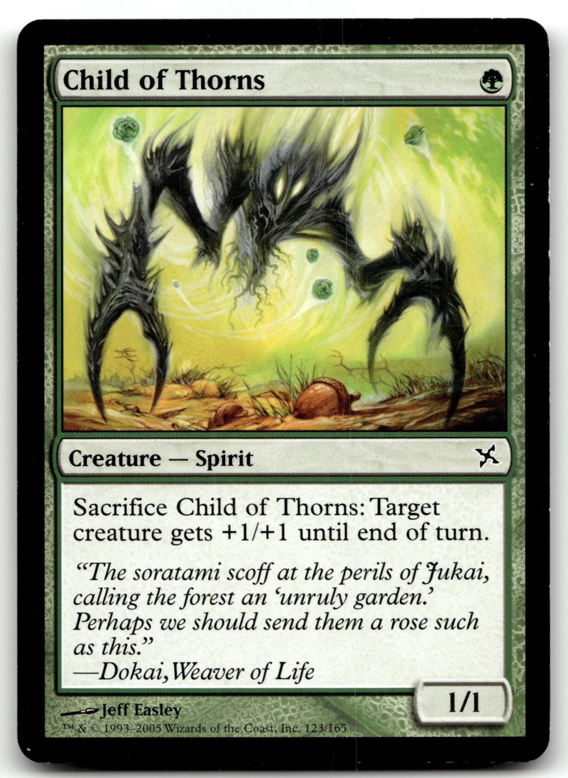 Child of Thorns 123 Common Betrayers of Kamigawa Magic: The Gathering Near Mint