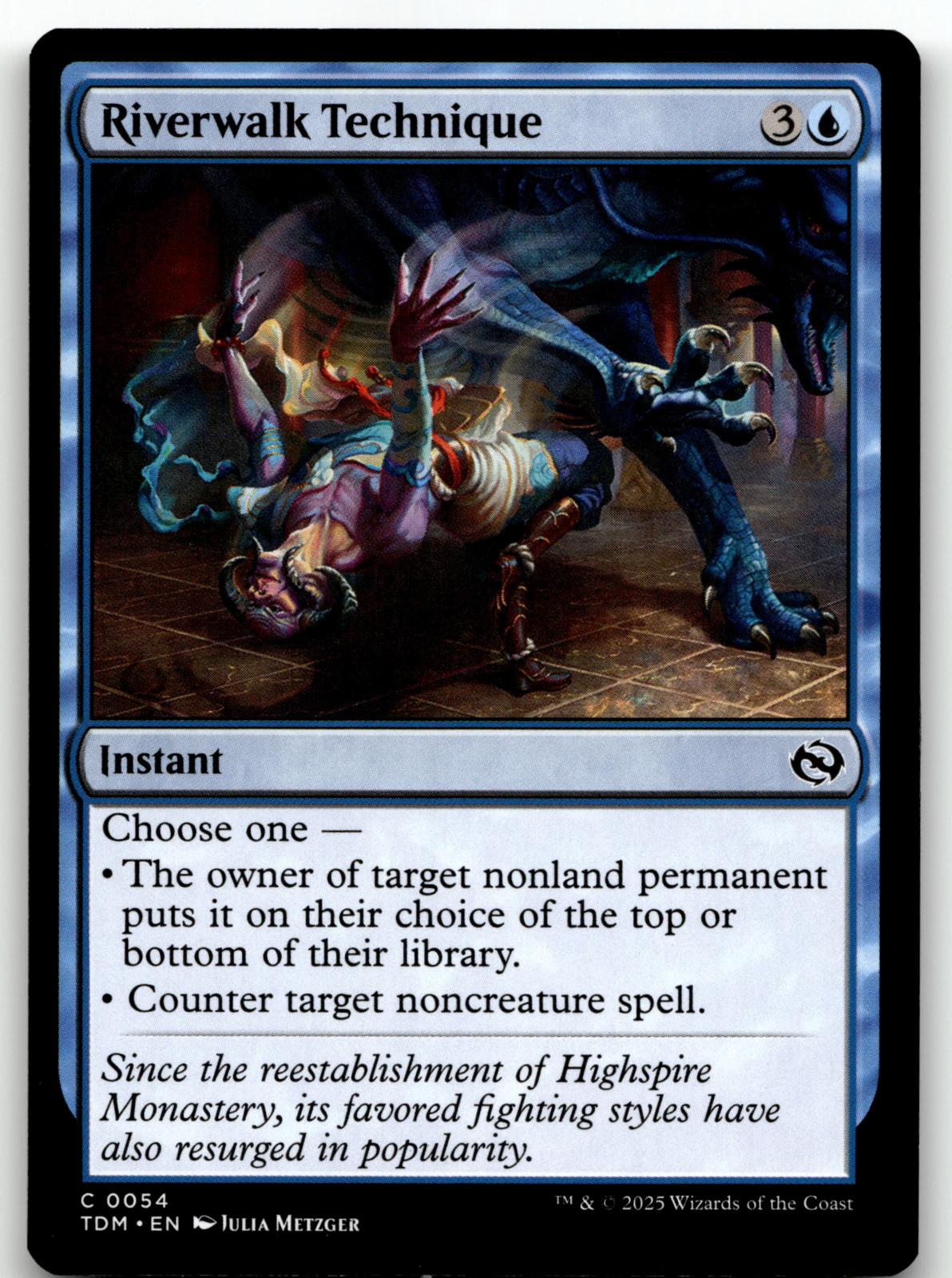 Riverwalk Technique 54 Common Tarkir: Dragonstorm Magic: The Gathering Near Mint