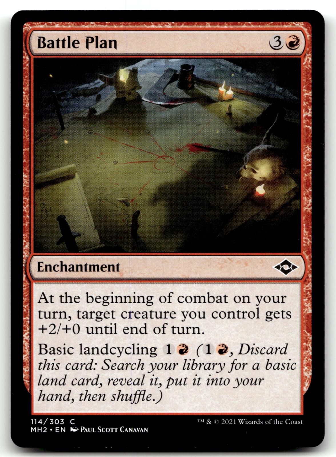 Battle Plan 114 Common Modern Horizons 2 Magic: The Gathering Near Mint