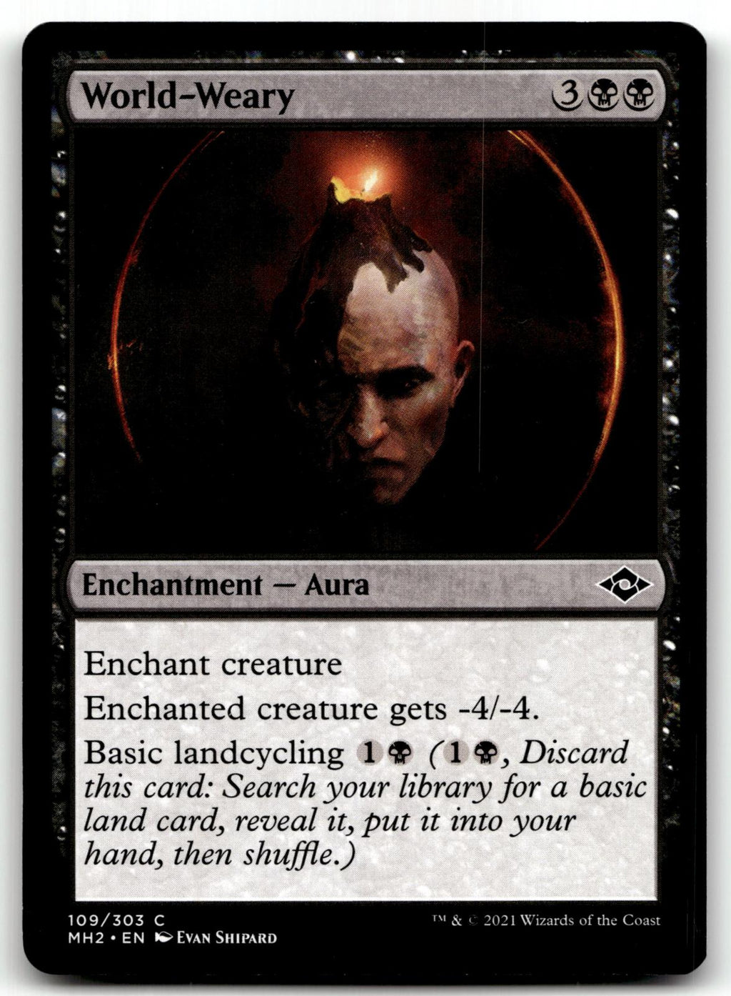 World-Weary 109 Common Modern Horizons 2 Magic: The Gathering Near Mint