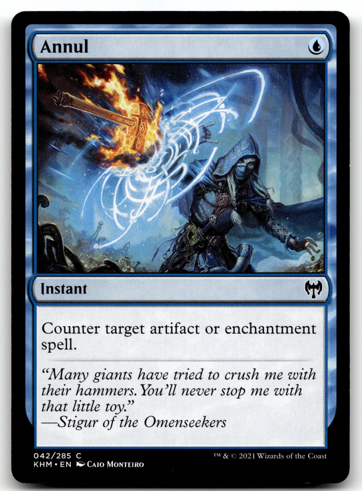 Annul 42 Common Kaldheim Magic: The Gathering Near Mint