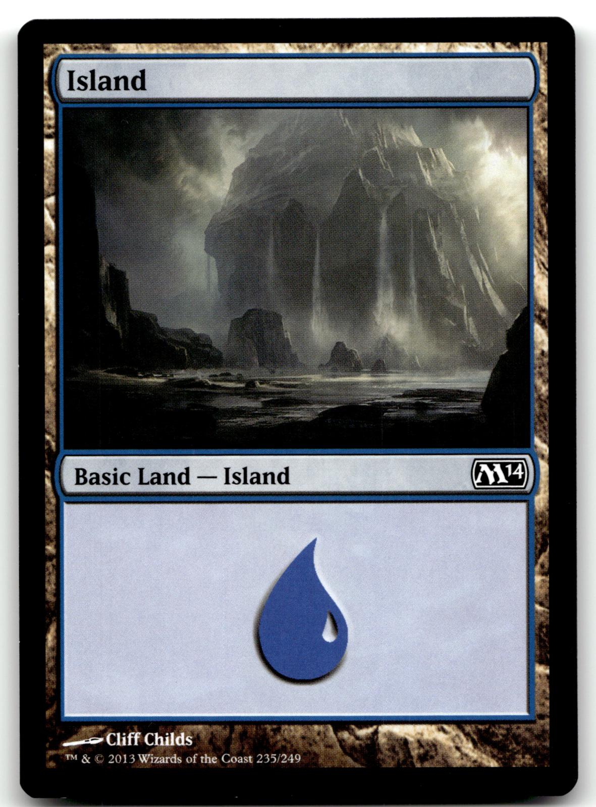 Island (235) 235 Land Magic 2014 (M14) Magic: The Gathering Near Mint