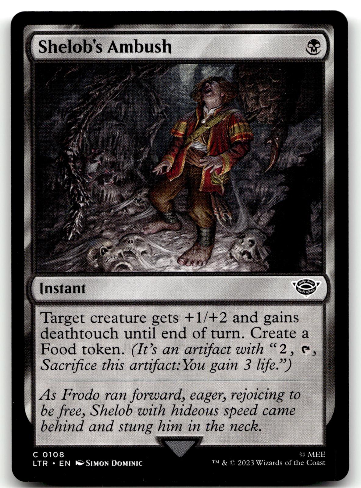 Shelob's Ambush 108 Universes Beyond: The Lord of the Rings: Tales of Middle-earth Magic: The Gathering NM