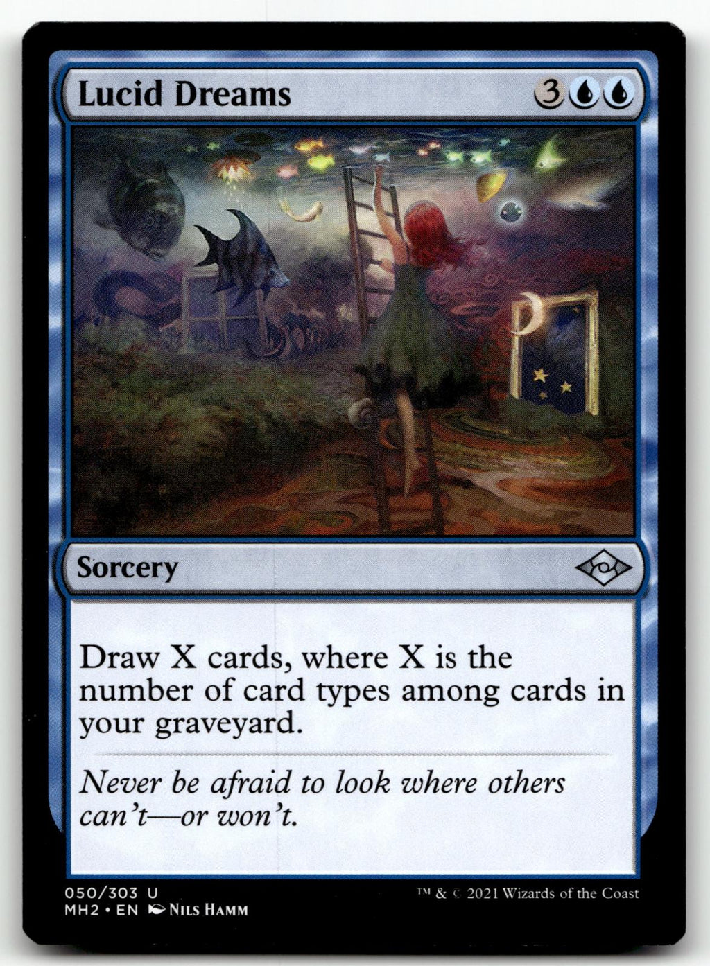 Lucid Dreams 50 Uncommon Modern Horizons 2 Magic: The Gathering Near Mint