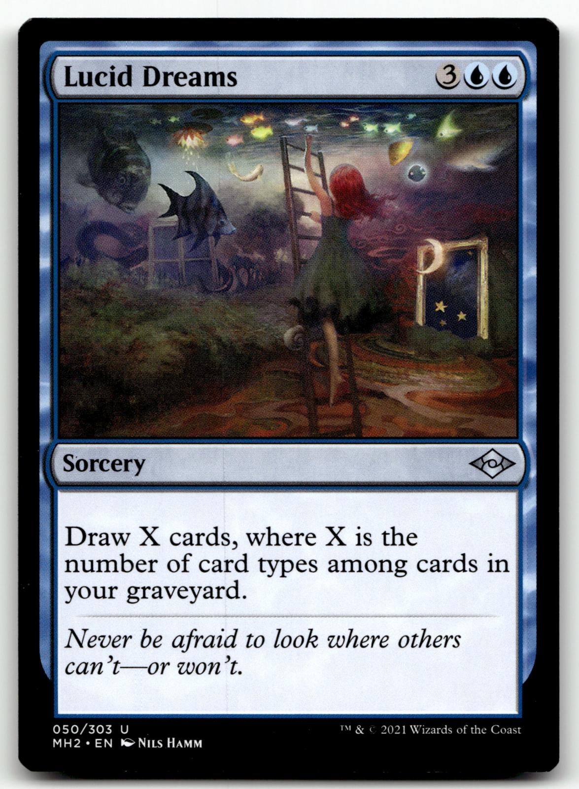 Lucid Dreams 50 Uncommon Modern Horizons 2 Magic: The Gathering Near Mint