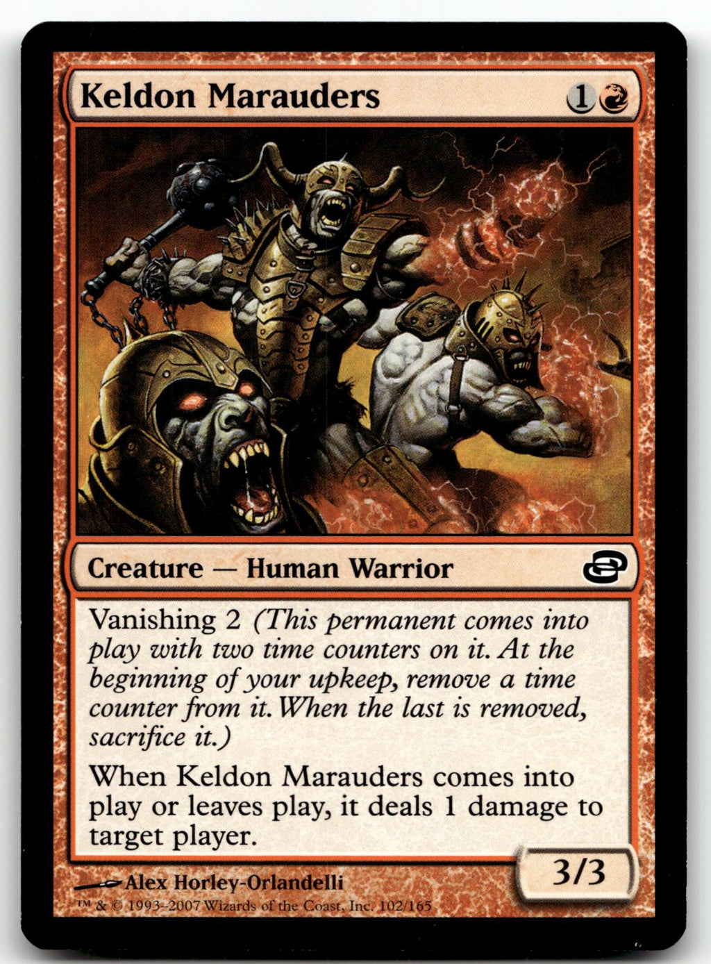 Keldon Marauders 102 Common Planar Chaos Magic: The Gathering Near Mint