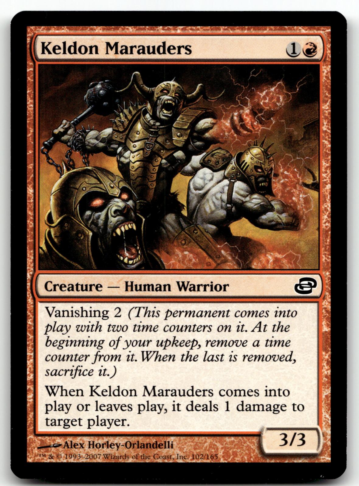 Keldon Marauders 102 Common Planar Chaos Magic: The Gathering Near Mint