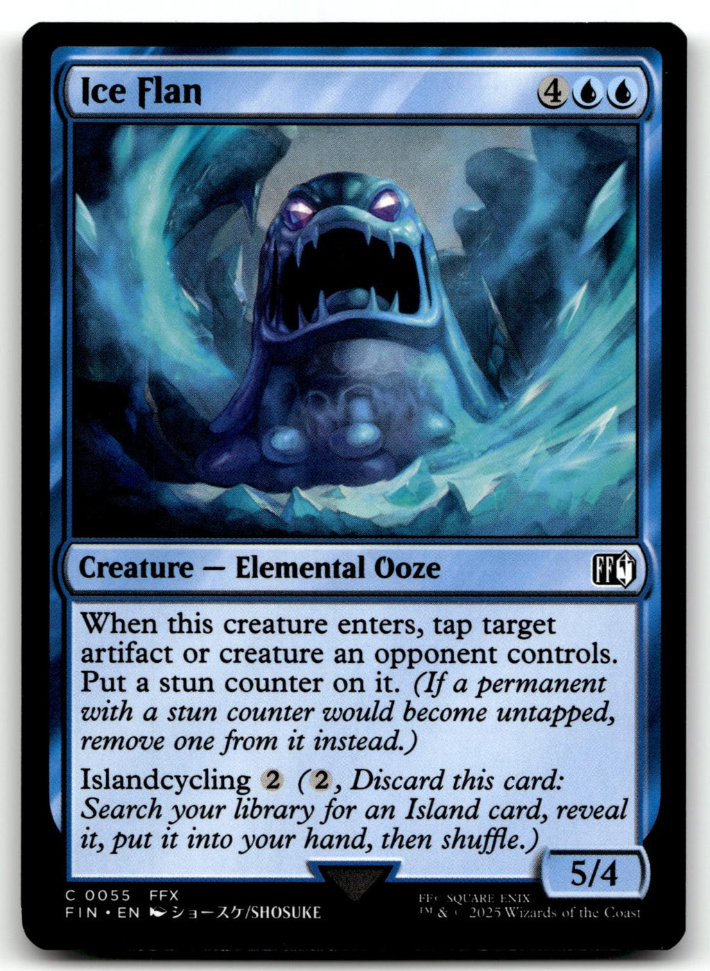 Ice Flan 55 Common FINAL FANTASY Magic: The Gathering Near Mint