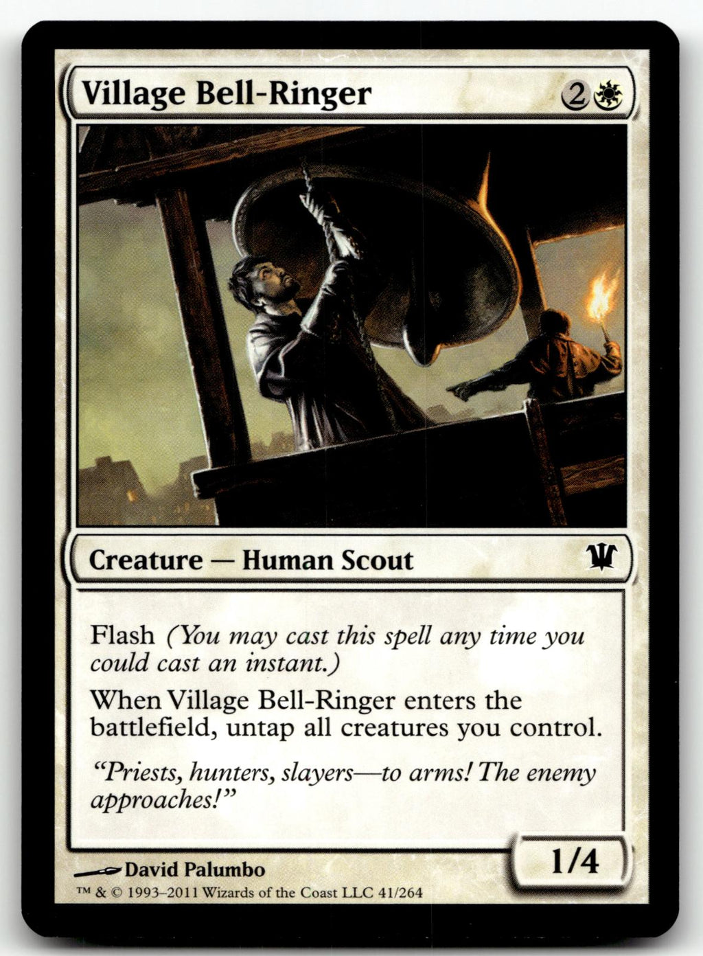 Village Bell-Ringer 41 Common Innistrad Magic: The Gathering Near Mint
