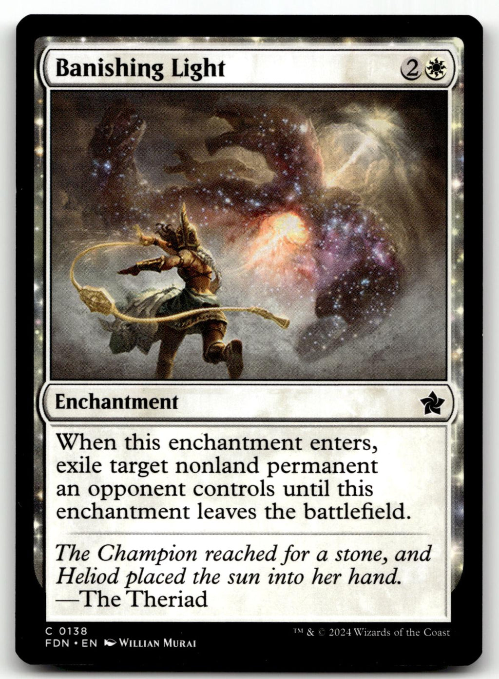 Banishing Light 138 Common Foundations Magic: The Gathering Near Mint