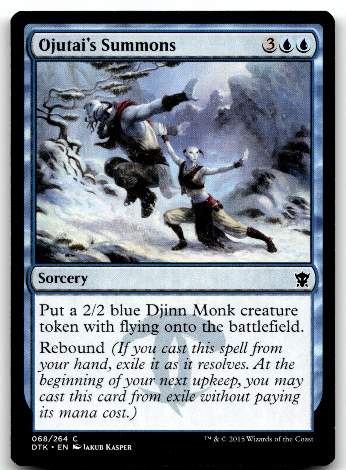Ojutai's Summons 68 Common Dragons of Tarkir Magic: The Gathering Near Mint