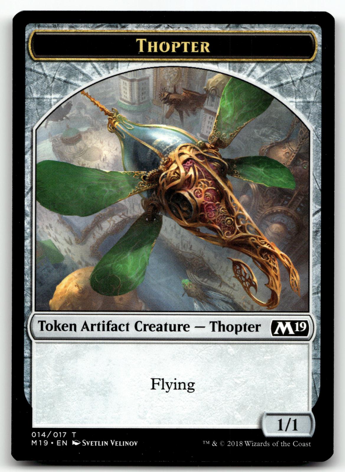 Thopter Token 14 Token Core Set 2019 Magic: The Gathering Near Mint