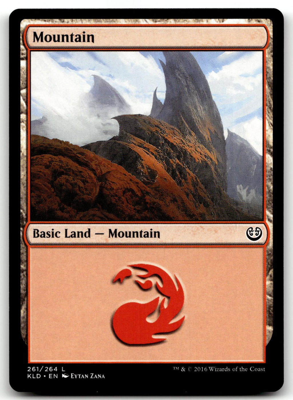 Mountain (261) 261 Land Kaladesh Magic: The Gathering Near Mint