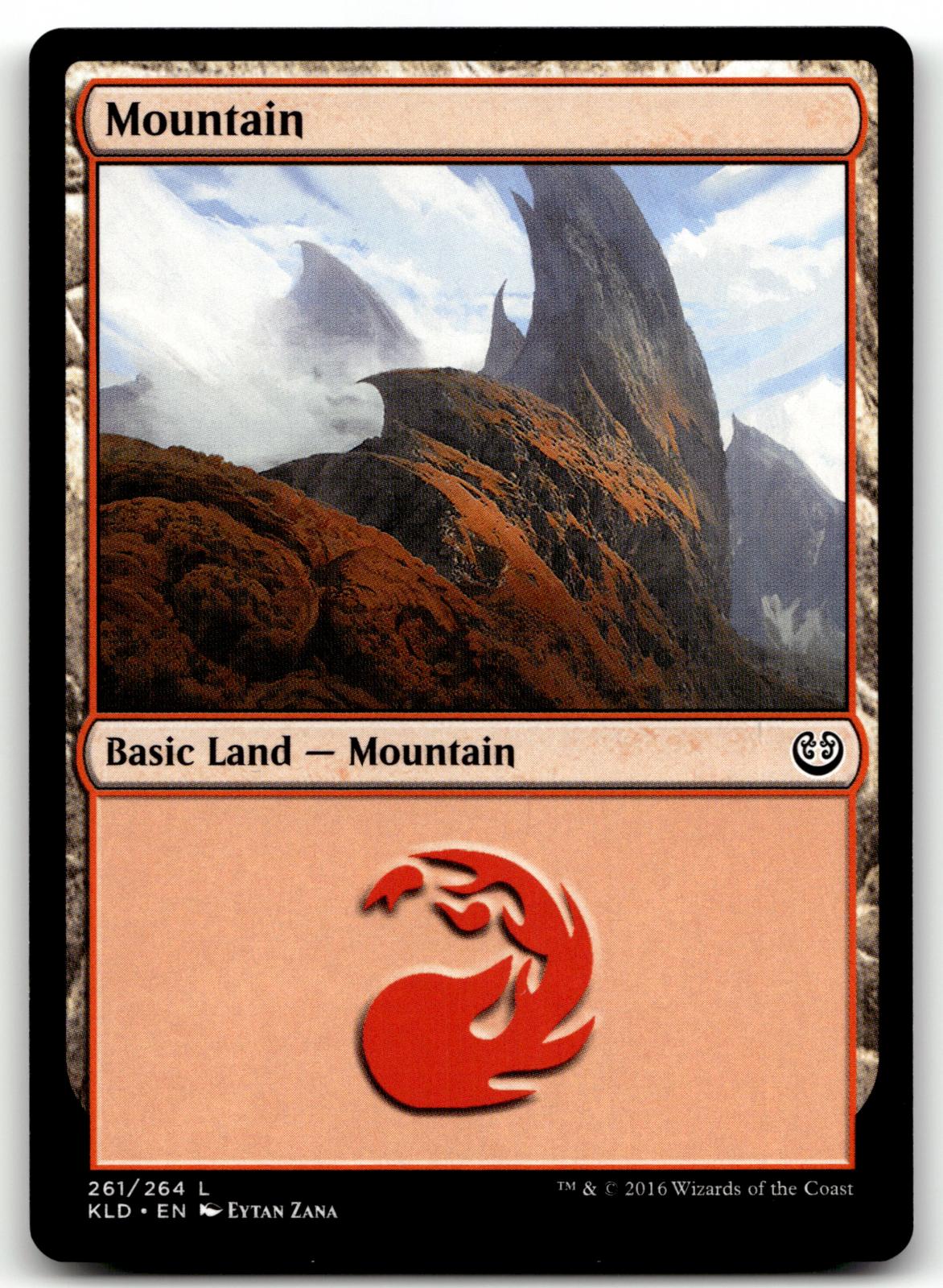 Mountain (261) 261 Land Kaladesh Magic: The Gathering Near Mint
